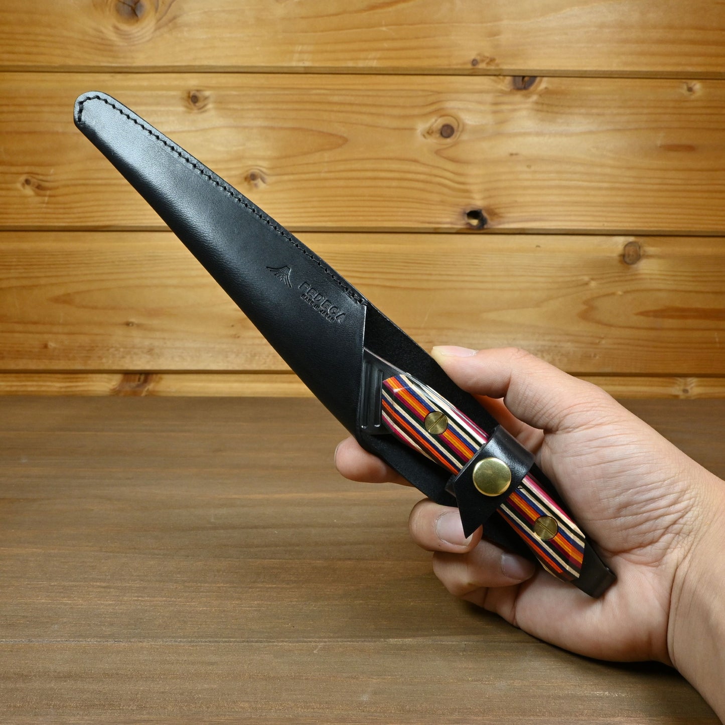 【FEDECA】CLEVER TONG 専用レザーケース BLACK