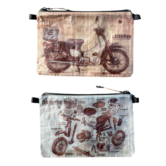 【LEISURES】レジャーズ×スーパーカブ "分解" Pouch