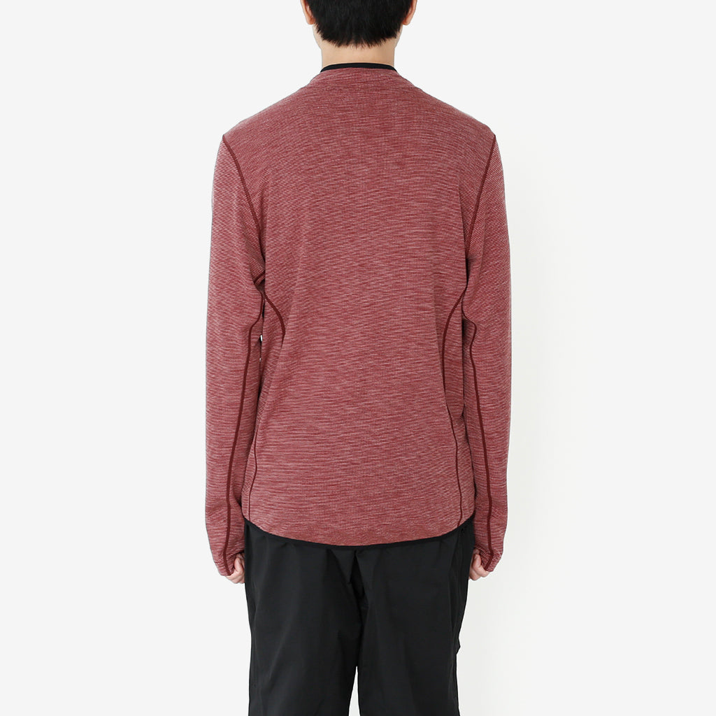 【CAYL】Live Wool Mix Half Zip Burgundy