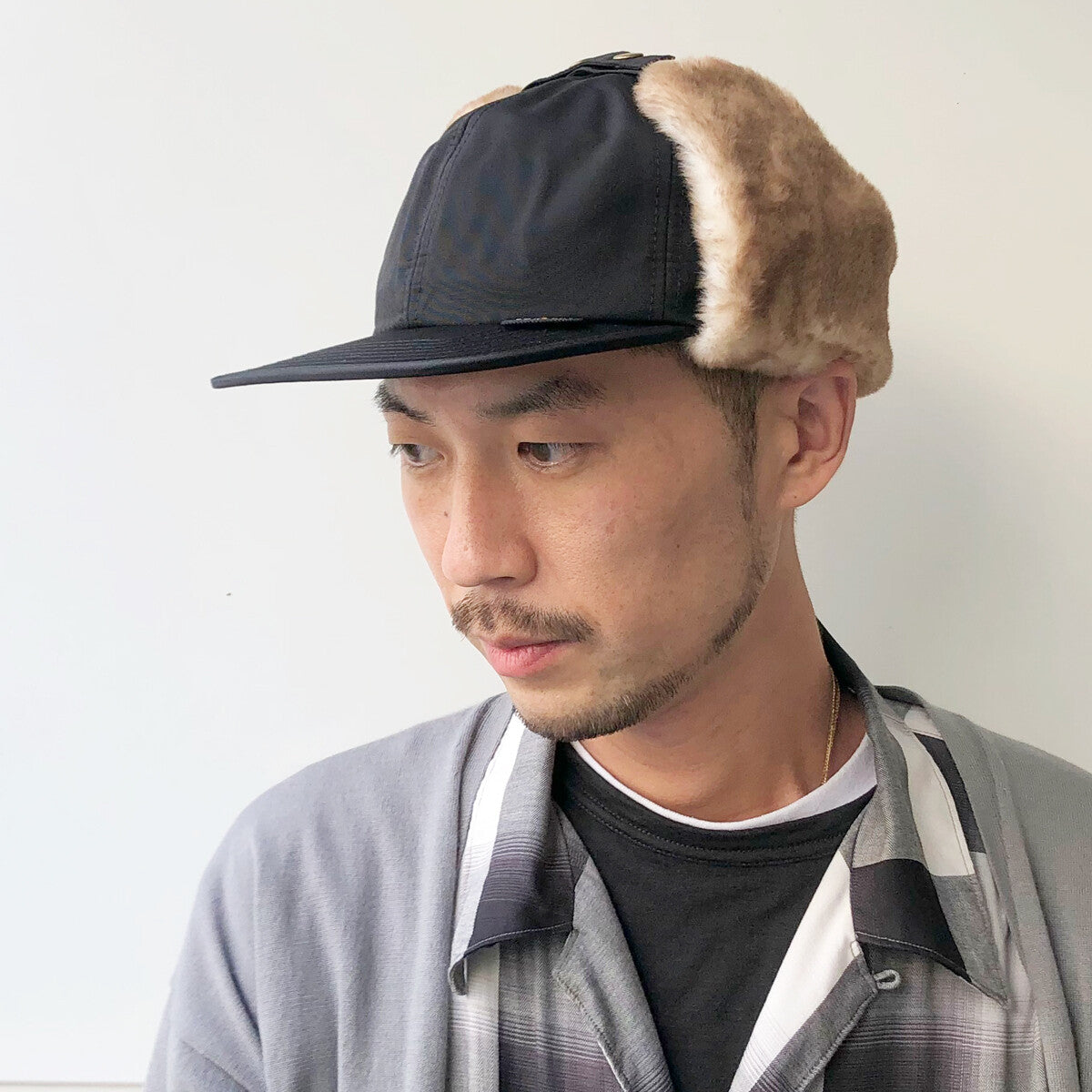 【BASIQUENTI】cordura 60/40 flap cap