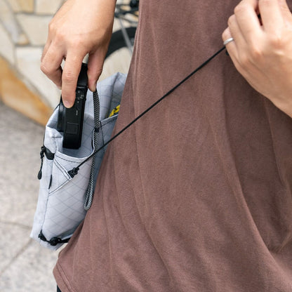 【FAIRWEATHER】road sacoche (cordura rip/black)