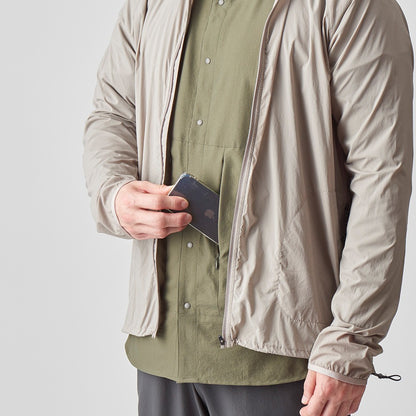 【AXESQUIN】LS Ventilation Shirt / charcoal