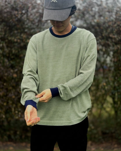 【ROUVER】Merino Long KniTee / purple