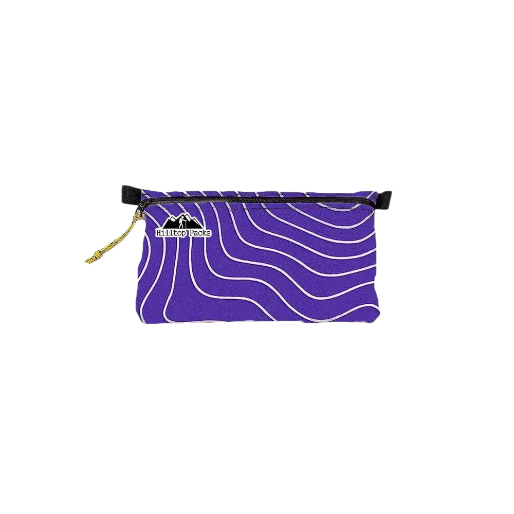 【Hilltop Packs】Zipper Pouches TOPO Patterns Ultralight D50T
