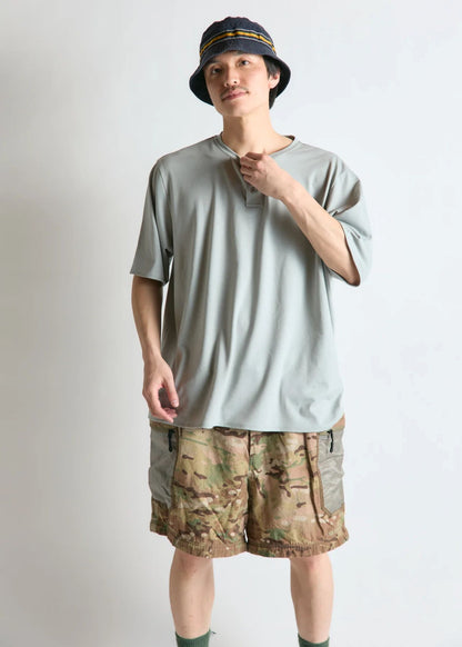【BRING】WUNDERWEAR ヘンリーネックTシャツ GRAY