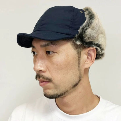 【BASIQUENTI】Nylon Ripstop Flap Cap