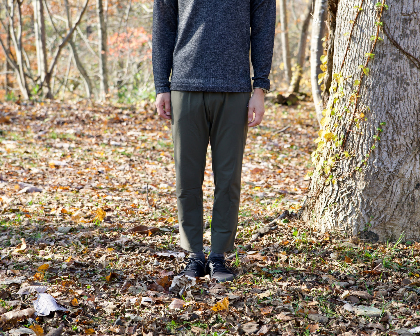 【LAST FRONTIER DESIGN】First frost easy pant / OLIVE