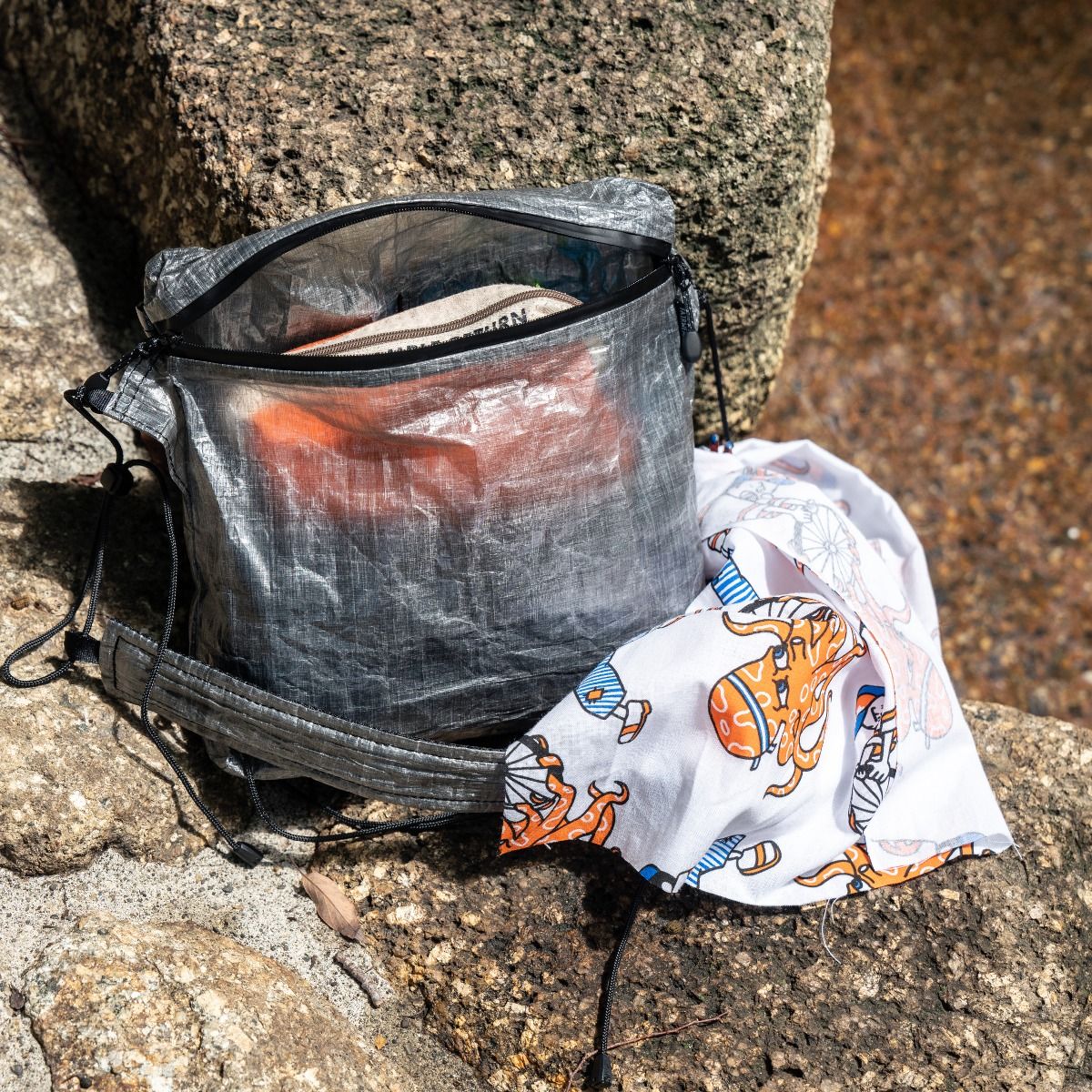 【FAIRWEATHER】road sacoche (grey beige)
