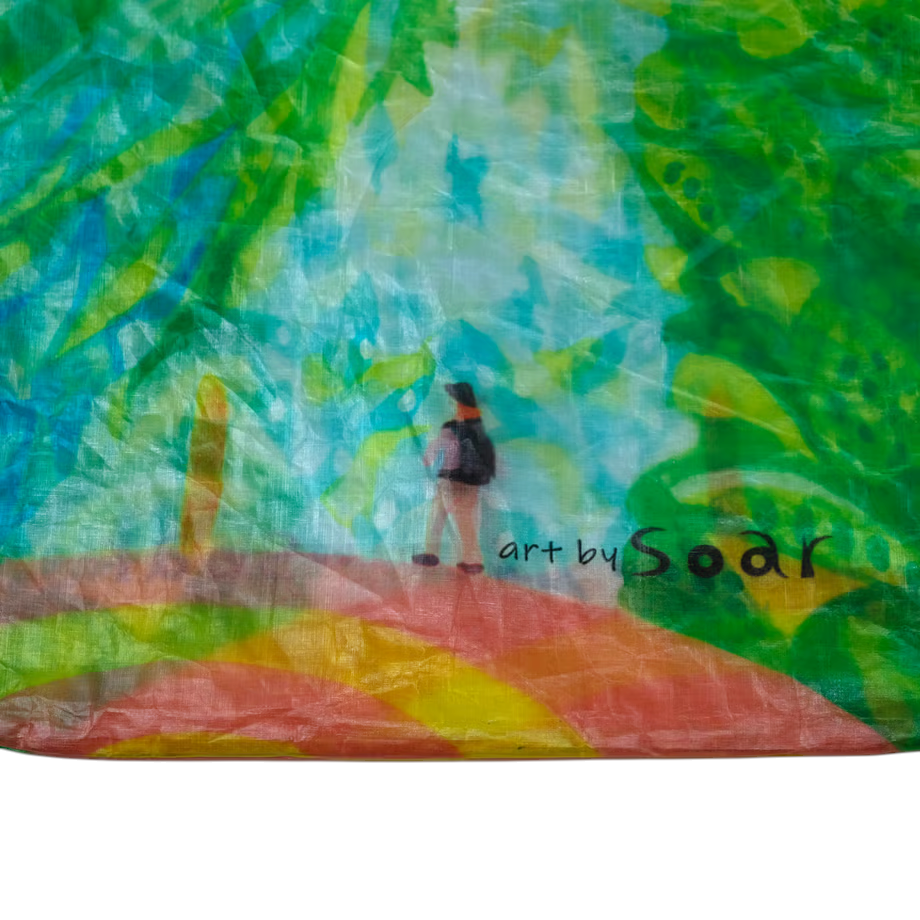 【soar art Works】ダイニーマドライバッグ 西穂高岳-夏（5L）