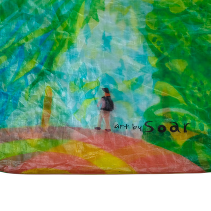 【soar art Works】ダイニーマドライバッグ 西穂高岳-夏（5L）