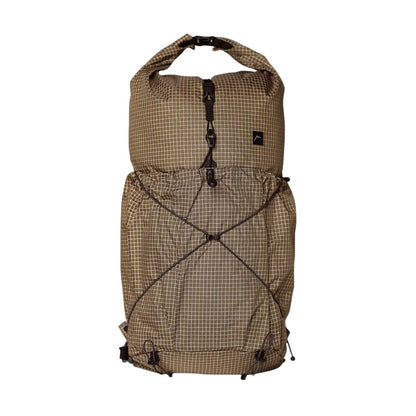【CAYL】Gaya Roll Top Grid Solid Khaki
