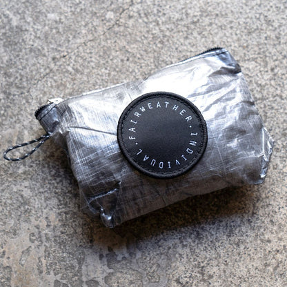 【FAIRWEATHER】packable sacoche (dyneema black)