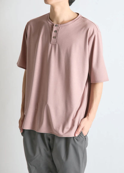 【BRING】WUNDERWEAR ヘンリーネックTシャツ Mocha