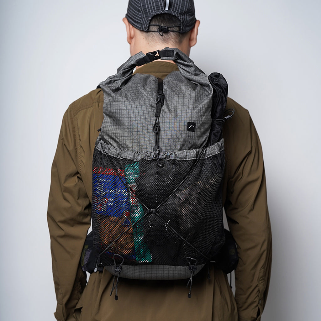 【CAYL】Gaya Roll Top Grid Solid Khaki