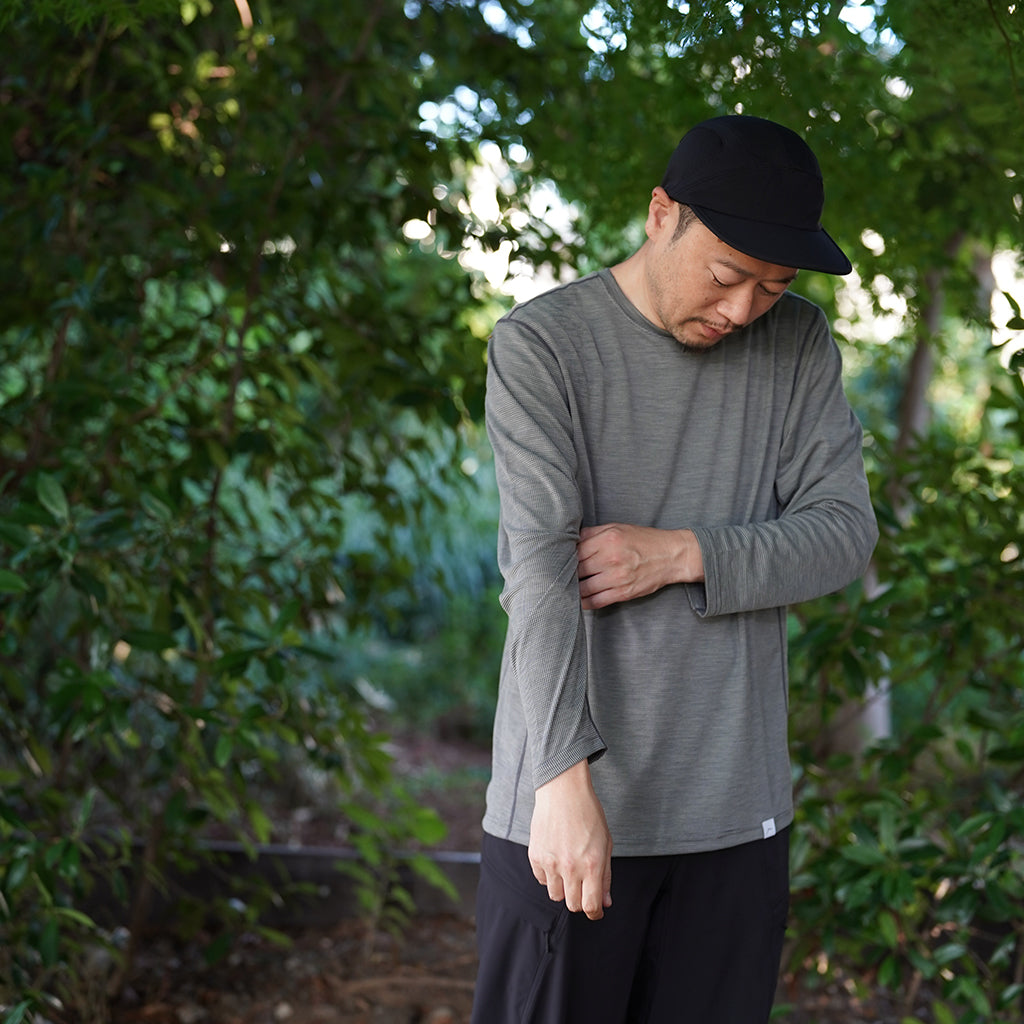 【CAYL】Wool Blend Long Sleeve Charcoal
