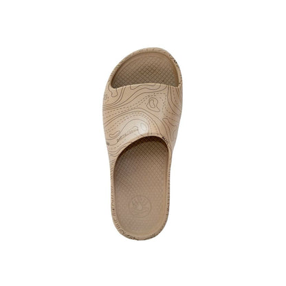 【freewaters】Cloud9 Slide - Topography Taupe Print -