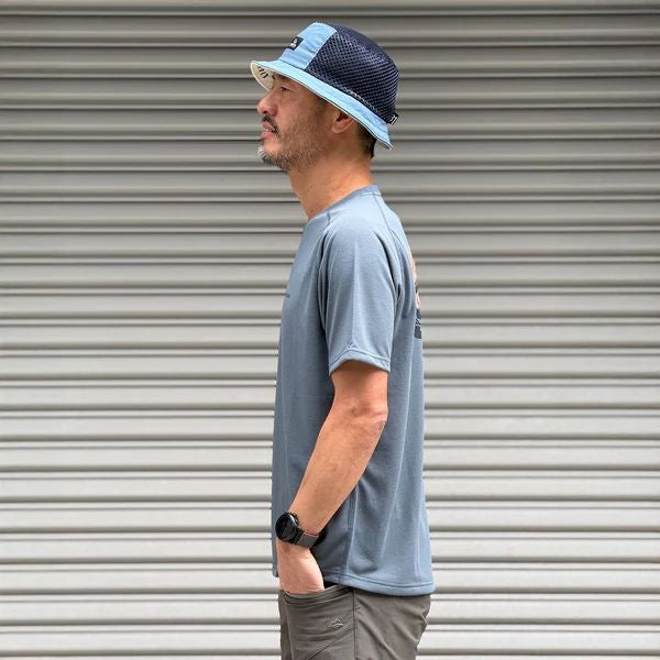 【milestone】Original T-Shirt Canvas "Let's Keep Pushing Our Limits!" indigo