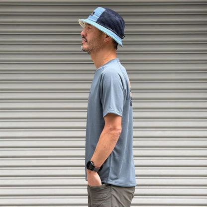 【milestone】Original T-Shirt Canvas "Let's Keep Pushing Our Limits!" indigo
