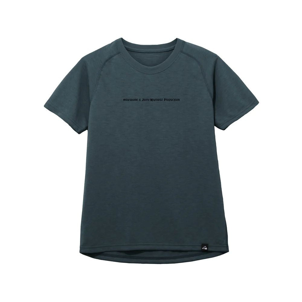【milestone】Original T-Shirt Canvas "Let's Keep Pushing Our Limits!" indigo