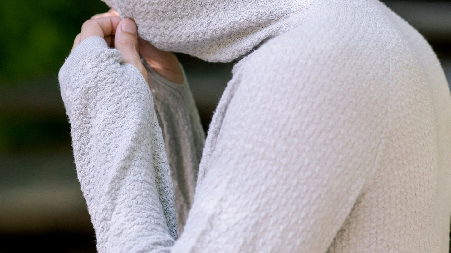【BRING】WUNDERWEAR シームレスフーディー Heather Gray