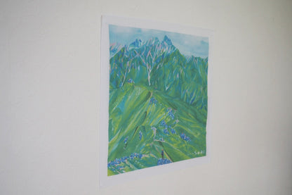 【soar art Works】バンダナ 槍ヶ岳