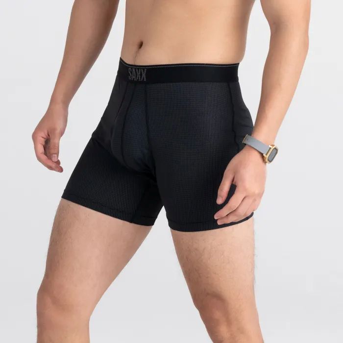 【SAXX】QUEST QUICK DRY MESH BOXER BRIEF FLY ブラック