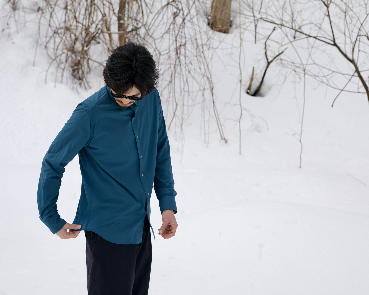 【LAST FRONTIER DESIGN】Cordura UL Mountain Shirt BLUE