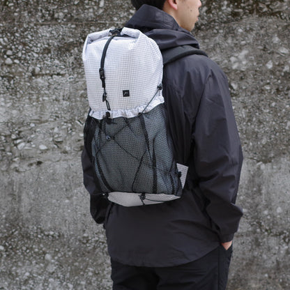 【CAYL】Gaya Roll Top B-Grid Mesh BLACK