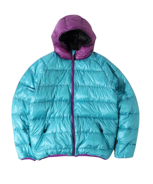 【Trail Bum】NOT BAD DOWN HOODIE / Turquise&purples