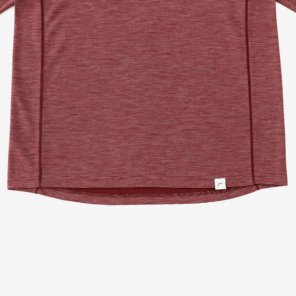 【CAYL】Wool Blend Long Sleeve Burgundy