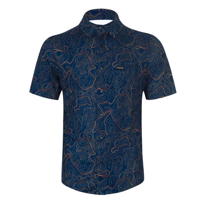 【Cognative MTB】Short Sleeve Catalyst Shirt Indigo Topo