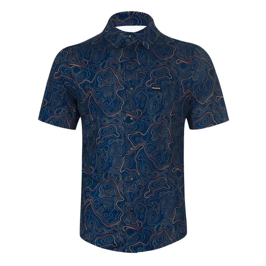 【Cognative MTB】Short Sleeve Catalyst Shirt Indigo Topo