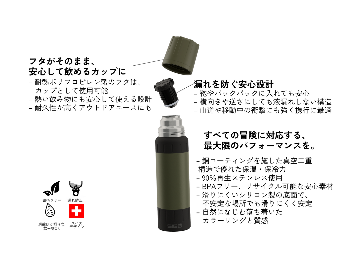 【SIGG】Alpine star 0.75L