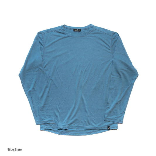 【STATIC】All Elevation L/S Shirts Men's Blue Slate
