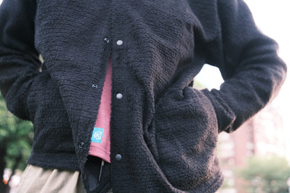 【ULSUS】 Double Side Cardigan / Black