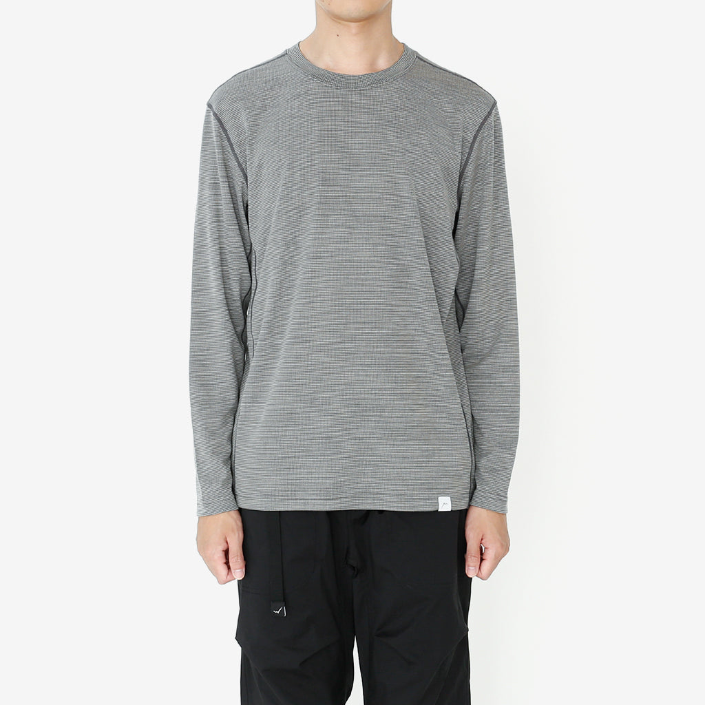 【CAYL】Wool Blend Long Sleeve Charcoal