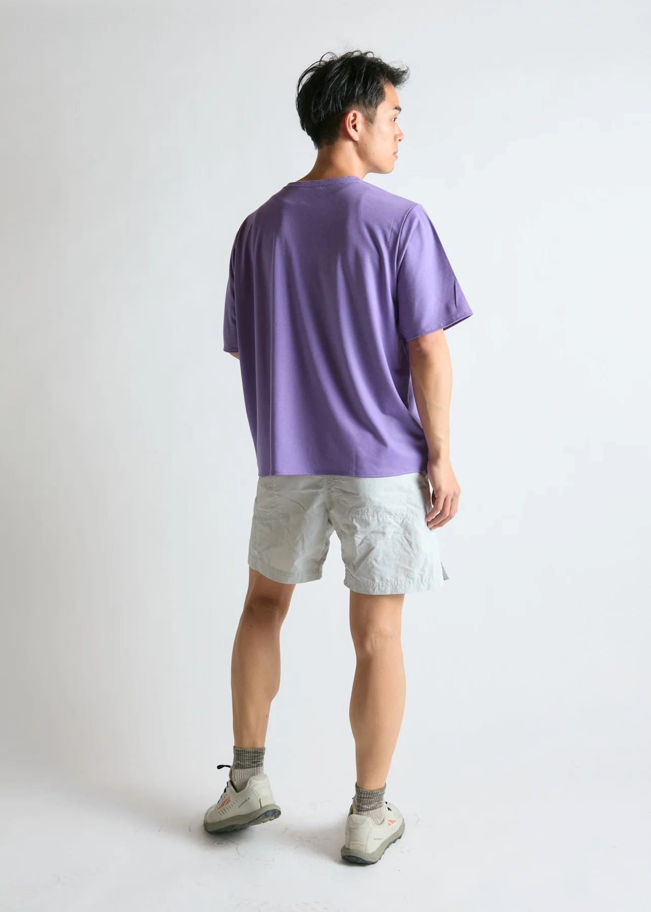 【BRING】WUNDERWEAR ヘンリーネックTシャツ Purple