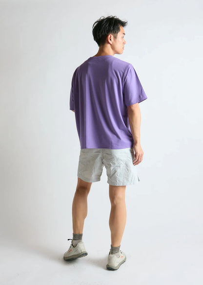 【BRING】WUNDERWEAR ヘンリーネックTシャツ Purple