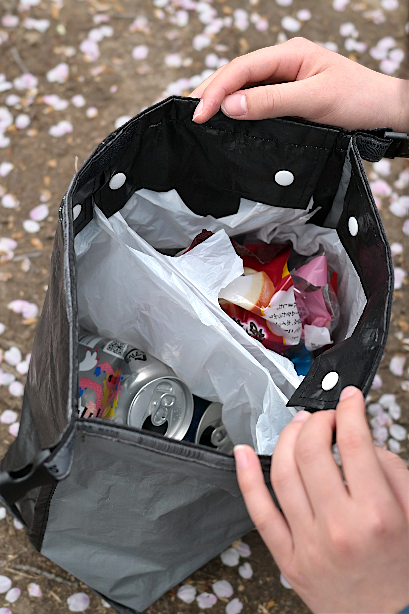 hinata x WEEKEND(ER) x LEISURES】 OUTDOOR TRASH BAG SOLO 