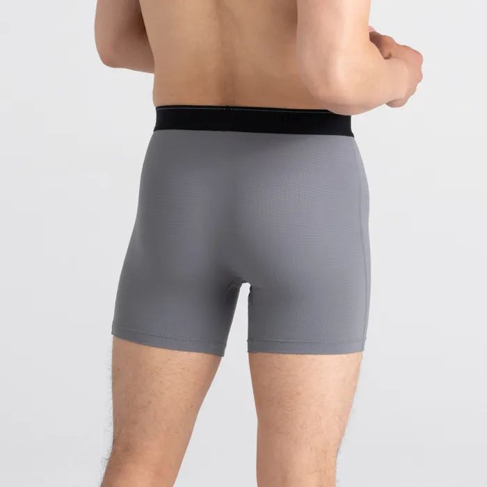【SAXX】QUEST QUICK DRY MESH BOXER BRIEF FLY グレー