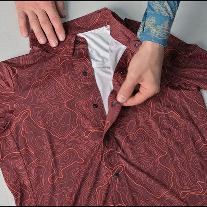 【Cognative MTB】Short Sleeve Catalyst Shirt Plum Topo