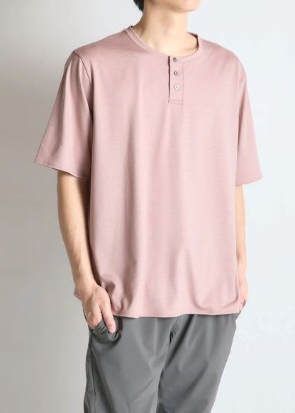 【BRING】WUNDERWEAR ヘンリーネックTシャツ Mocha