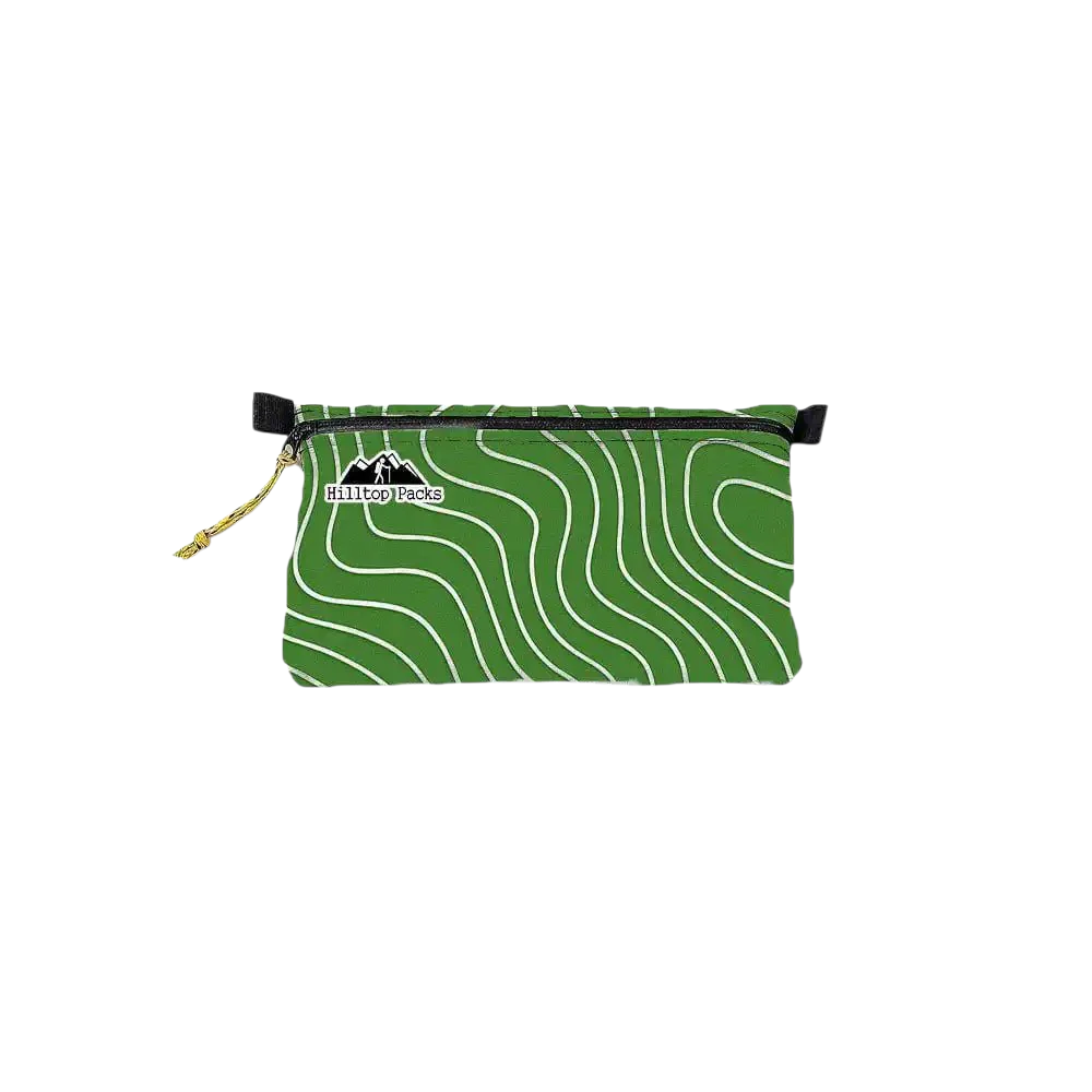 【Hilltop Packs】Zipper Pouches TOPO Patterns Ultralight D50T