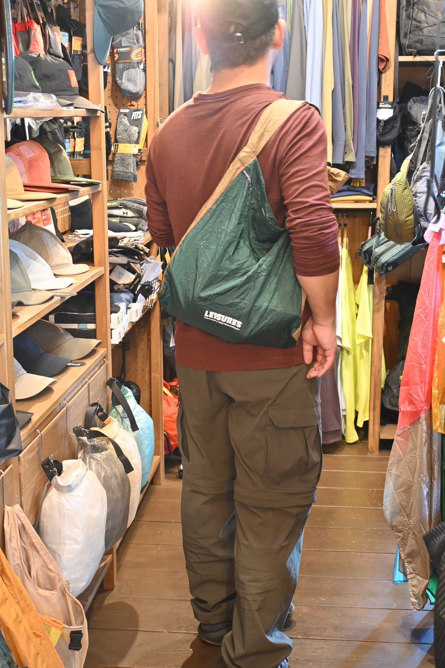 【Ticket to the Moon × LEISURES】recycled eco bag