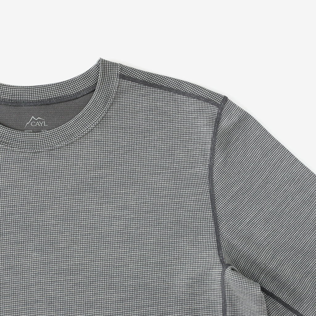 【CAYL】Wool Blend Long Sleeve Charcoal