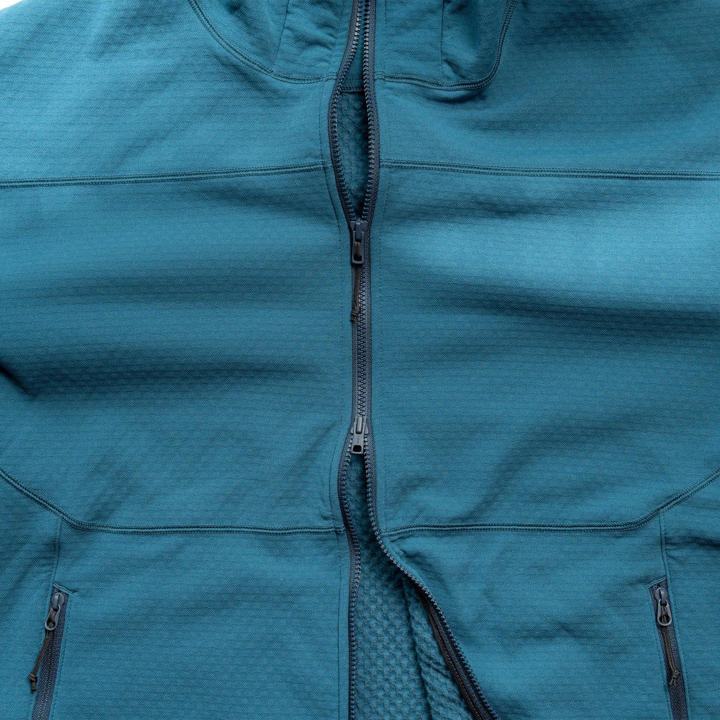 【STATIC】VERVE GRID HOODY / Blue Moss