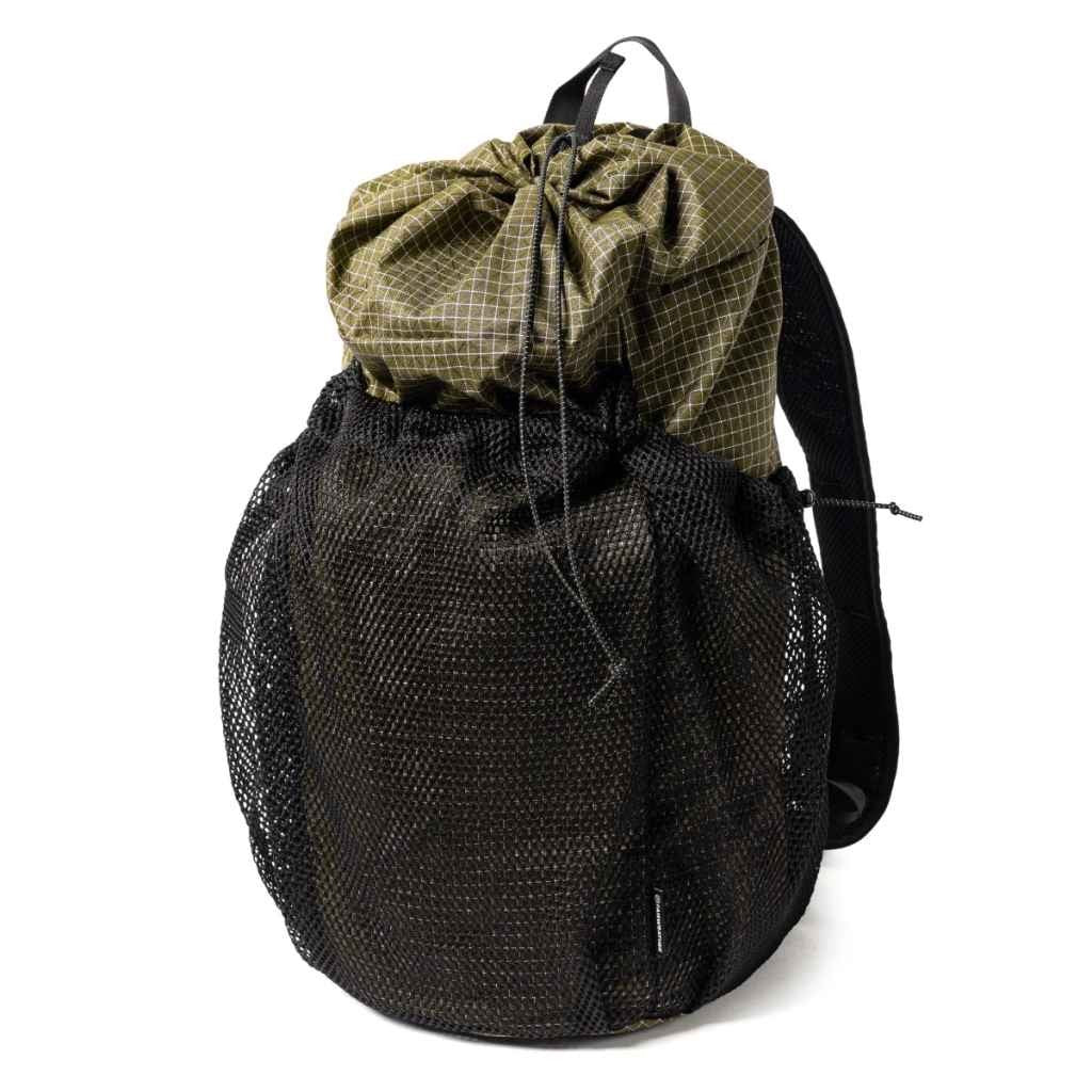 【FAIRWEATHER】packable pack (rip olive)