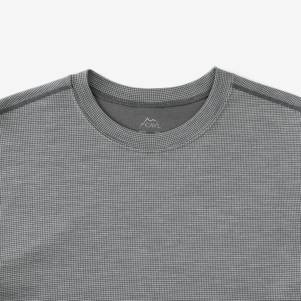 【CAYL】Wool Blend Long Sleeve Charcoal