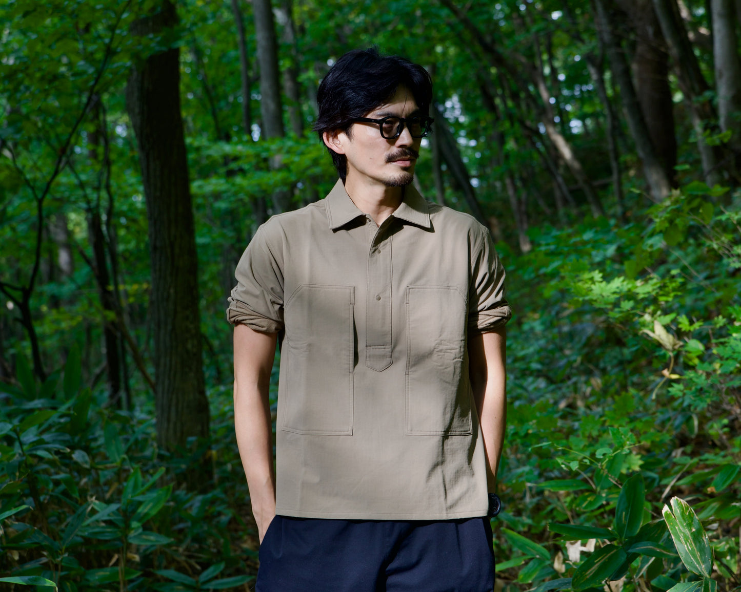 【LAST FRONTIER DESIGN】First frost pullover jacket / Beige