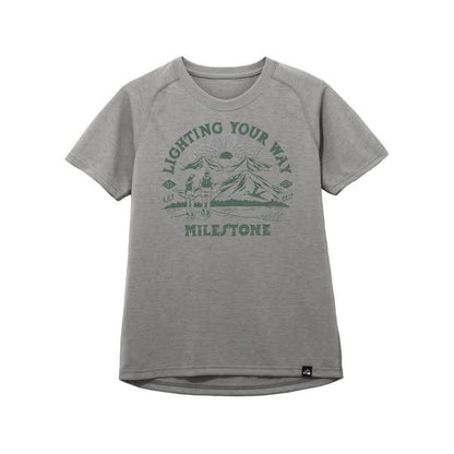 【milestone】Original T-Shirt Canvas "National Park" ペールグレー